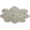 Ekena Millwork Katheryn Ceiling Medallion, Hand-Painted Pot of Cream Crackle, 18 1/8"OD x 1 1/4"P CM18KAPCC - alternate 4